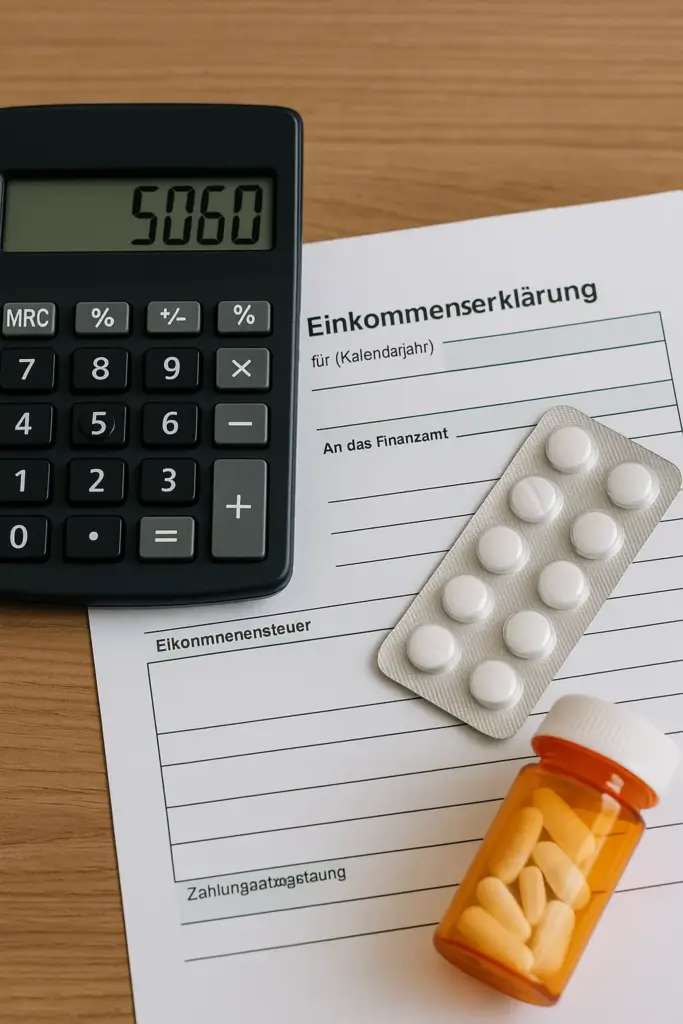 Medikamente von Steuer absetzen Berechnung