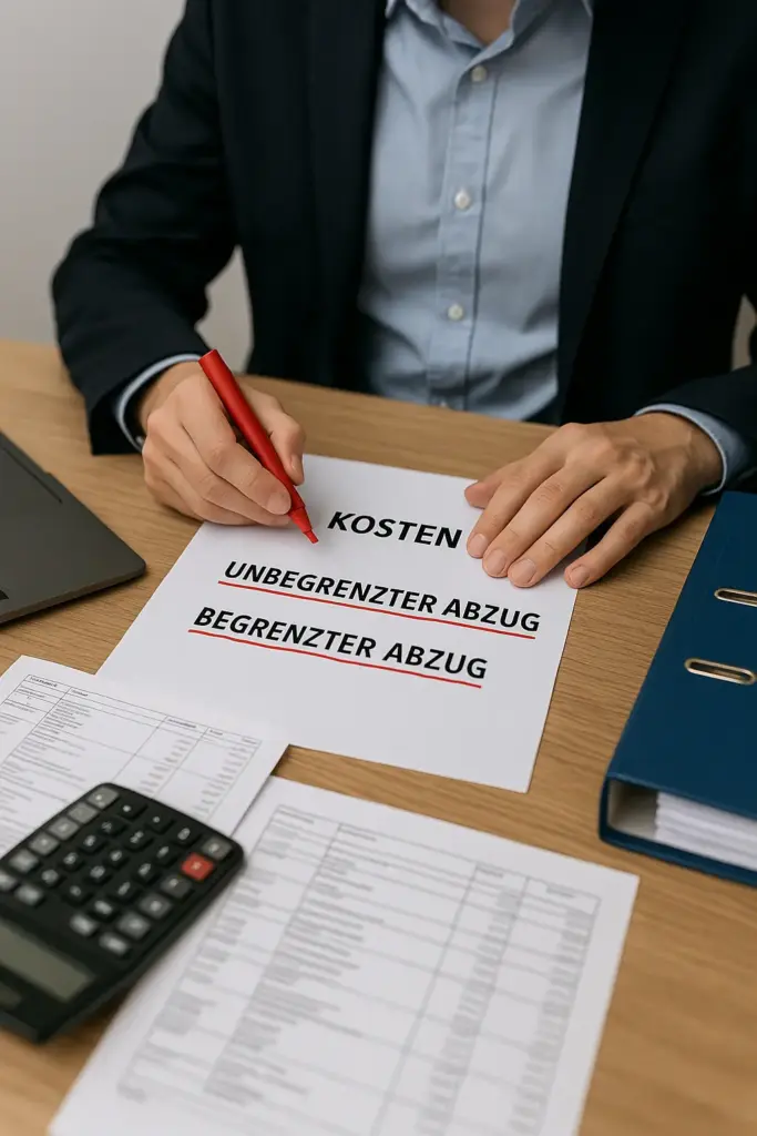 Arbeitszimmer absetzen Steuer begrenzter unbegrenzter Abzug