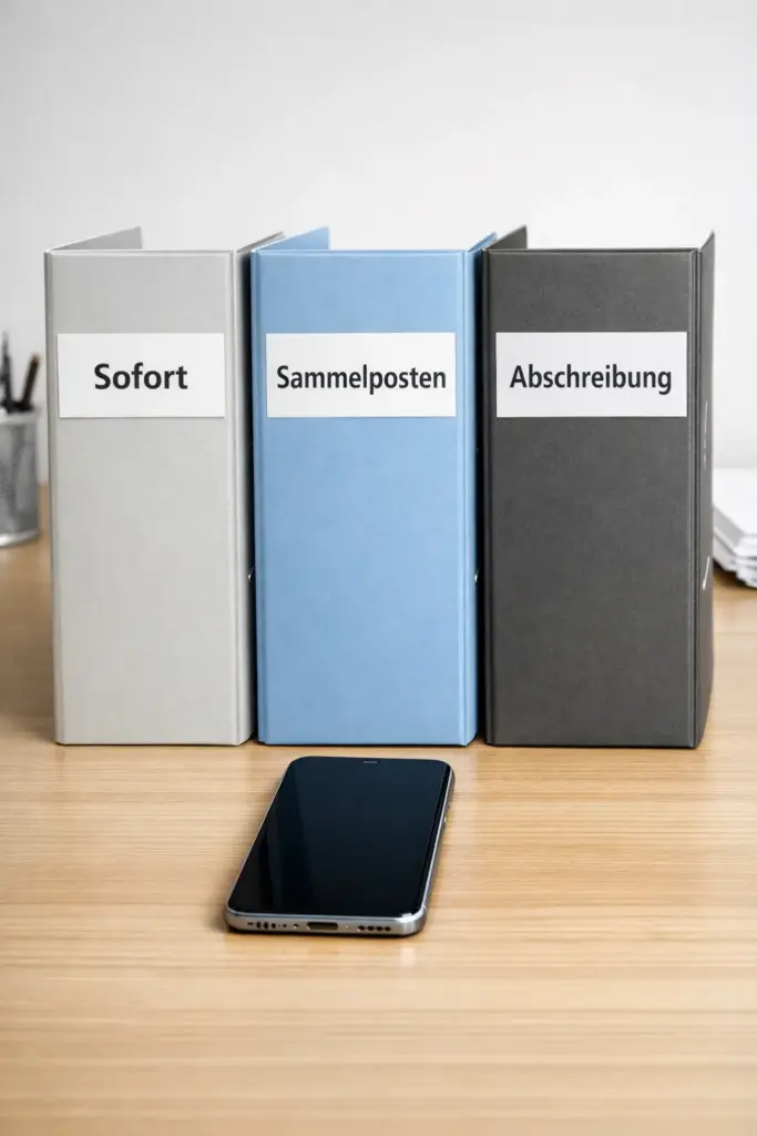 Abschreibung Handy GWG