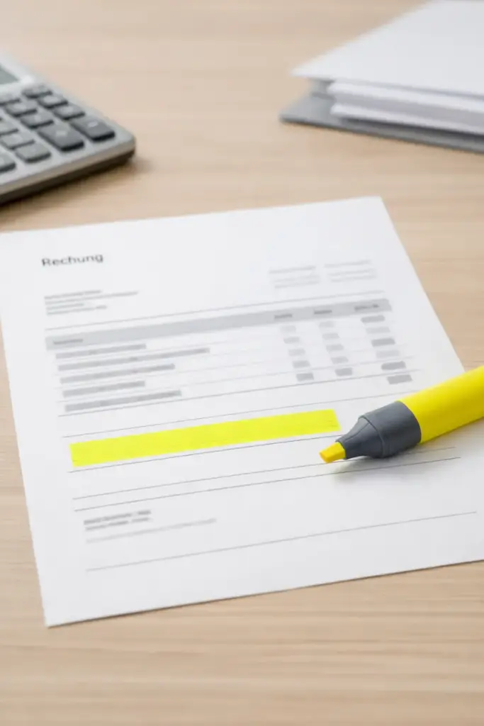 Steuer absetzen Handwerker Rechnung