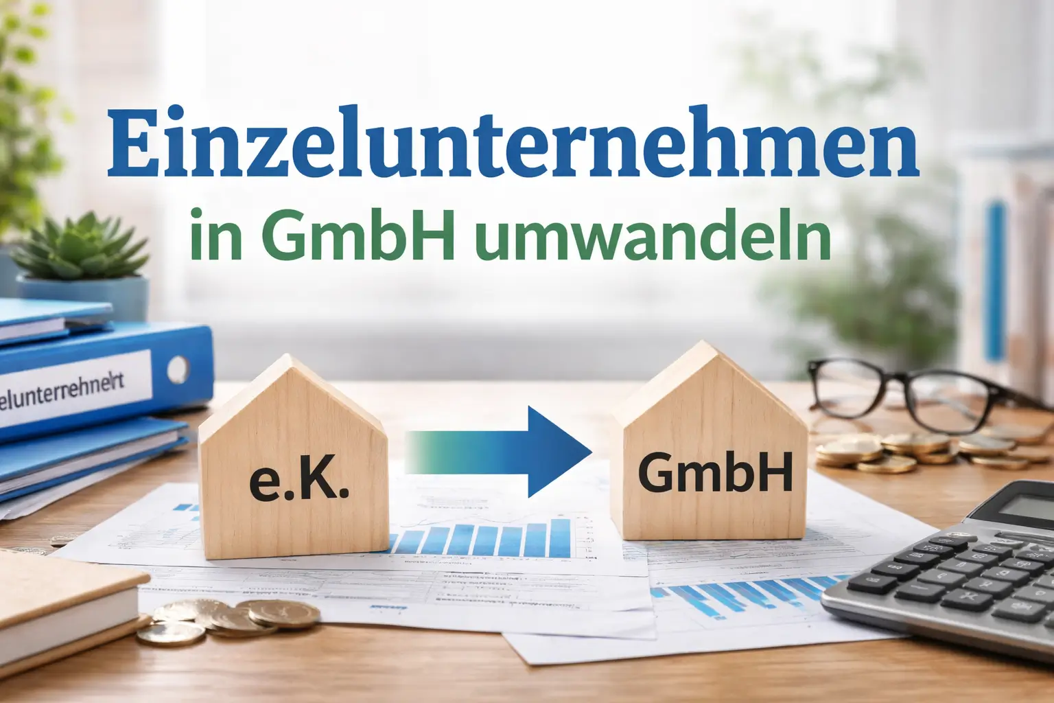 Einzelunternehmen in GmbH umwandeln